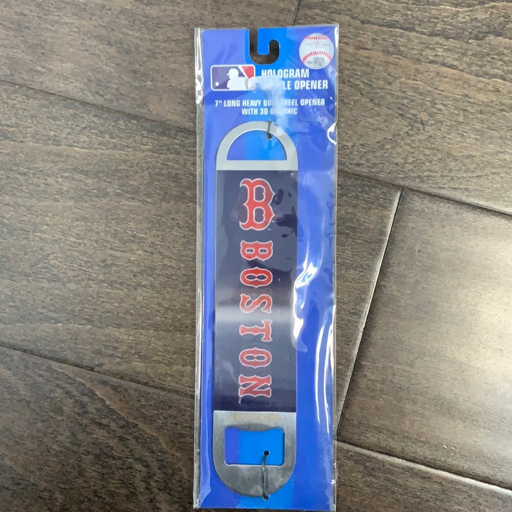MLB hologram Boston Red Sox bottle opener 7” NEW